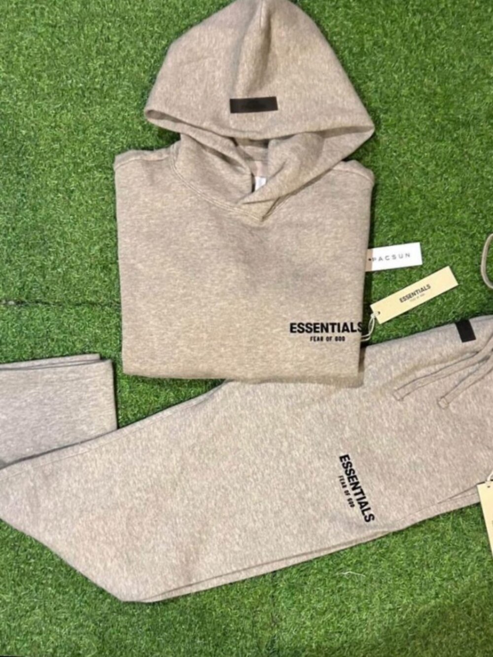 Essentials new X small Dark oat Set uncuffed